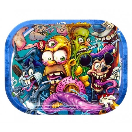 Amsterdam Rolling Tray Stoned 18 x 14 cm