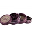 Grace Glass Amsterdam Grinder 4-Part 40 mm Purple