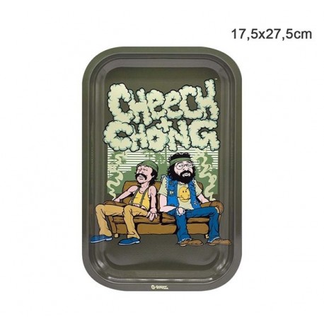  G-Rollz Cheech & Chong In da Chair Medium Tray 17.5 x 27.5 cm