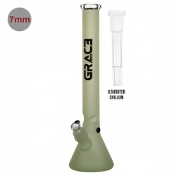 Grace Glass 7 mm Beaker 6-Arm 29.2-18.8 Green Pearl 