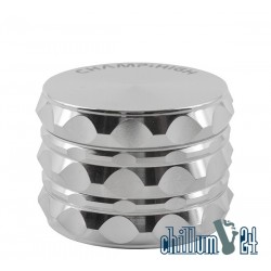 Champ High Big Shot Metallgrinder 4-Parts Silver 60 mm