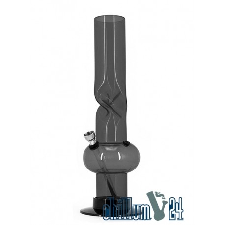 Acryl Bong Bubble Ice Twist 31 cm Black
