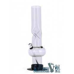 Acryl Bong Bubble Ice Twist 31 cm Clear