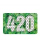 V-Syndicate Grinder Card 420 Green Leaves