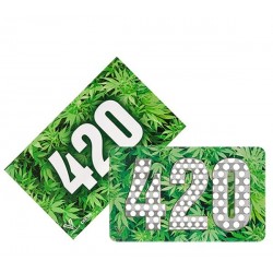 V-Syndicate Grinder Card 420 Green Leaves