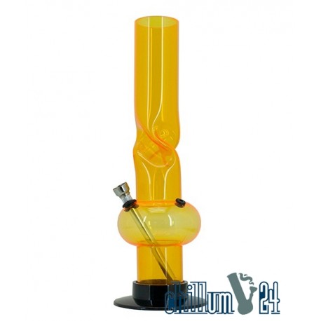 Acryl Bong Bubble Ice Twist 31 cm Yellow