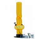 Acryl Bong Bubble Ice Twist 31 cm Yellow