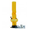 Acryl Bong Bubble Ice Twist 31 cm Yellow