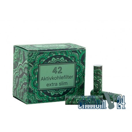 420z Aktivkohlefilter 6 mm Slim 42 Stk.