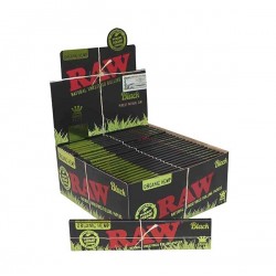 50er Box Raw Black Organic Hemp King Size Slim Papers