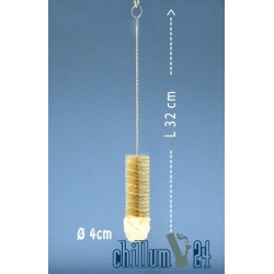 Reinigungsbürste mit Wollschopf Länge 32 cm 