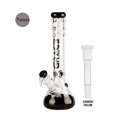 Grace Glass Pearl Beaker 7mm Black 29.2/18.8