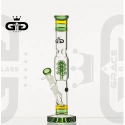 Grace Glass Hammer Funky Twist Spiralperc 18.8 Green