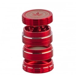 Grace Glass Amsterdam Grinder 4-Part 40 mm Red