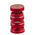 Grace Glass Amsterdam Grinder 4-Part 40 mm Red