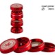 Grace Glass Amsterdam Grinder 4-Part 40 mm Red