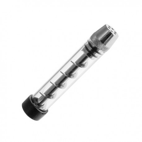 Glas Blunt Twist mit Metallspirale 9 cm 