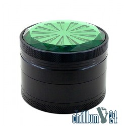 Champ High Stone Effect Metallgrinder 4-Parts Green 63 mm