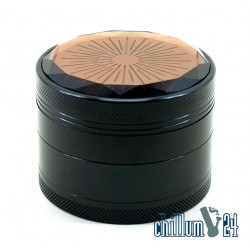 Champ High Stone Effect Metallgrinder 4-Parts Gold 63 mm