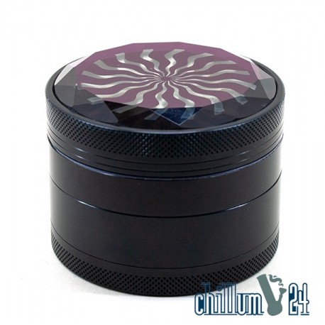 Champ High Stone Effect Metallgrinder 4-Parts Purple 63 mm