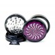 Champ High Stone Effect Metallgrinder 4-Parts Purple 63 mm