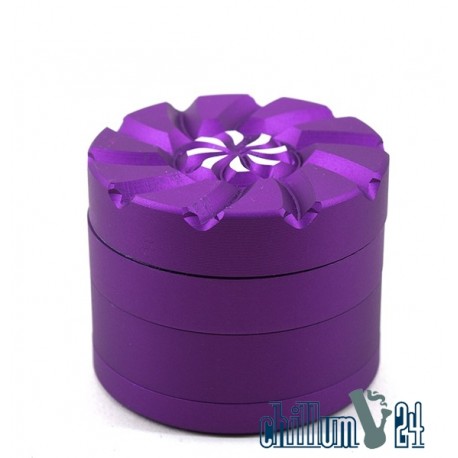 ZORR Alu 4-tlg. Siebgrinder Purple 50 mm