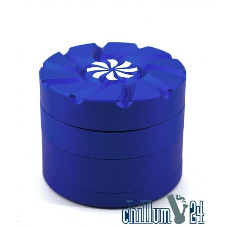 ZORR Alu 4-tlg. Siebgrinder Blue 50 mm