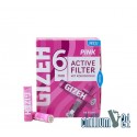 Gizeh PINK Aktivkohlefilter Slim 6 mm 34 Stk.