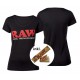 RAW Authentic Black Edition Girl V-Neck inkl. Paper u. Tips