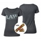 RAW Authentic Edition Grey Logo Girl V-Neck inkl. Paper u. Tips