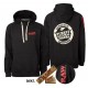 RAW Hoodie Black Stamp Logo