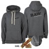 RAW Hoodie Grey Logo