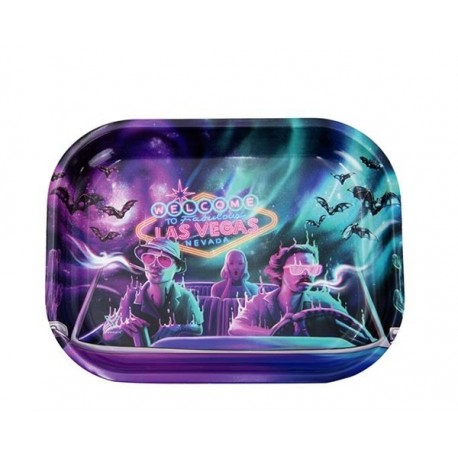 Metall Rolling Tray Bat Country 18 x14 cm