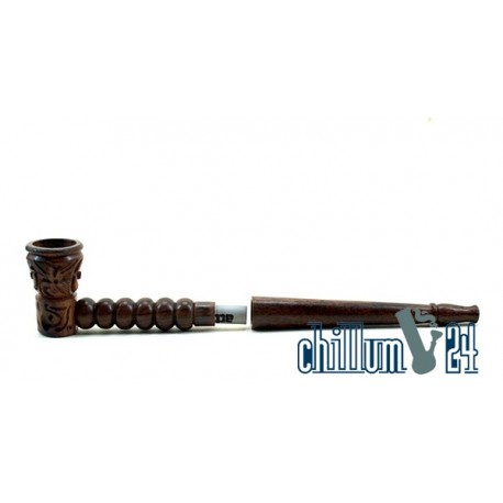 Holzpfeife Actitube 8 mm mit Schraubkopf ca. 17,5 cm