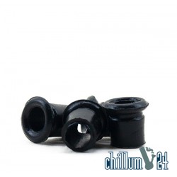 Dichtungsgummi Alu-Chillum Trichterform Black