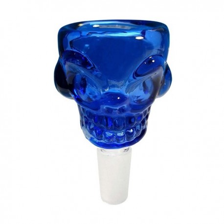 Glas Siebkopf 14.5 Skull Blue