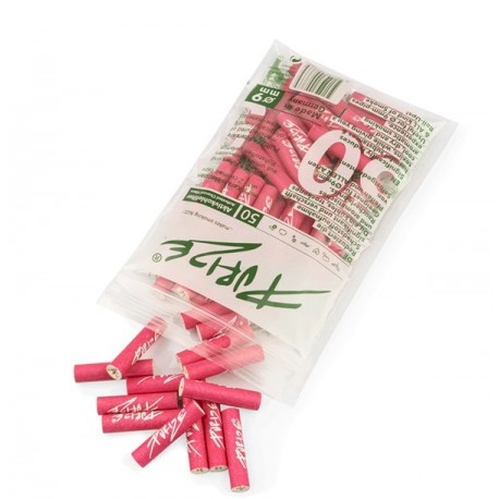 PURIZE Regular Size 9 mm Aktivkohlefilter 50er Pink