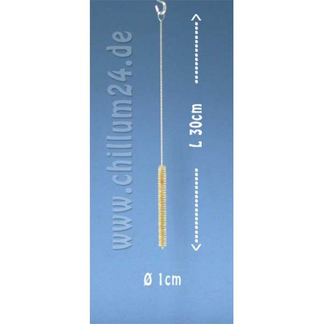 Reinigungsbürste schmal aus Naturfaser Länge ca. 30cm