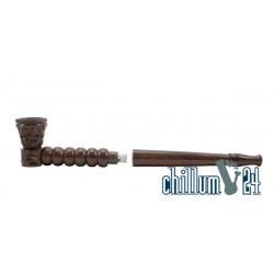 Holzpfeife Actitube 7 mm mit Schraubkopf ca. 17,5 cm