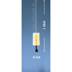 Flaschenbürste für 0,5L mit Kopfbündel L 38cm