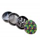 ZORR 4-tlg. Stufengrinder Leaf Rasta 43 mm