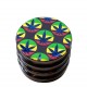 ZORR 4-tlg. Stufengrinder Leaf Rasta 43 mm