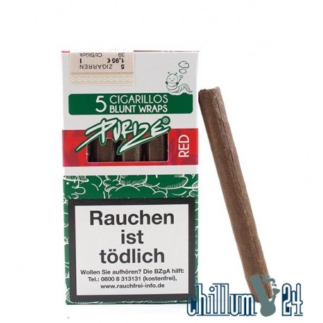 PURIZE Cigarillos Blunt Wraps 5 Stk. Red