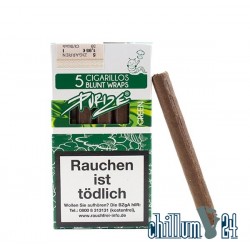 PURIZE Cigarillos Blunt Wraps 5 Stk. Green