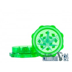 Acryl Magnet Grinder Leaf 2-teilig Green 50 mm