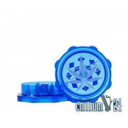 Acryl Magnet Grinder Leaf 2-teilig Blue 50 mm