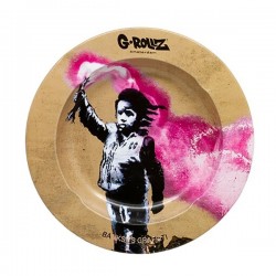 G-Rollz Banksy's Graffiti Ashtray Child and Flare