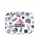 Metall Rolling Tray Gizeh Small 18 x 14 cm Comic White