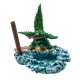 CannaBuds Leaf Surfer Dude Ashtray 15 x 14 cm