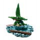 CannaBuds Leaf Surfer Dude Ashtray 15 x 14 cm